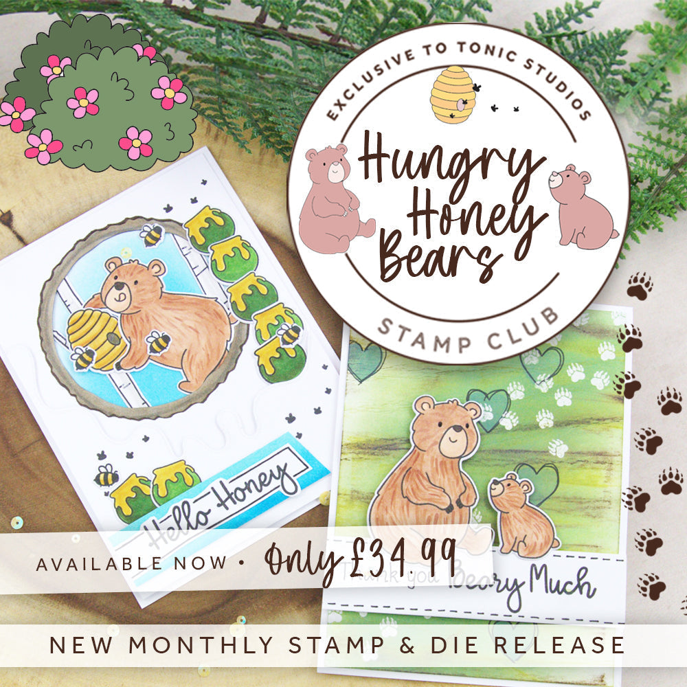 Stamp Club - Hungry Honey Bears