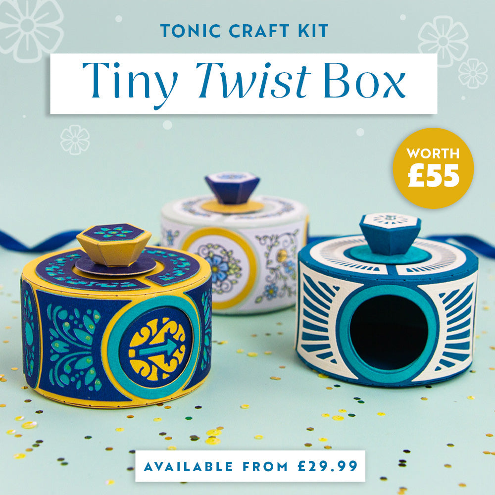 Tonic Craft Kit 81 - Tiny Twist Box – Tonic Studios