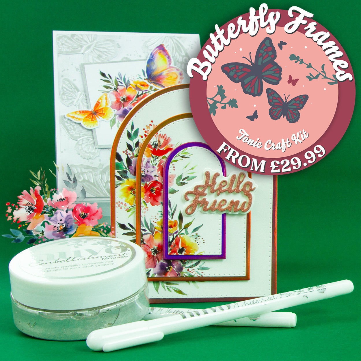 Tonic Craft Kit 91 - Butterfly Frames