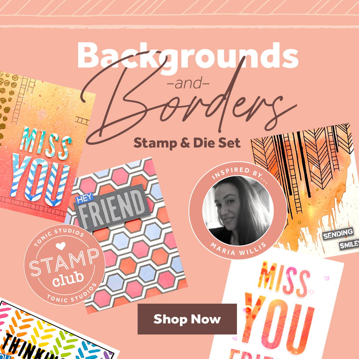 Stamp Club - Backgrounds & Borders