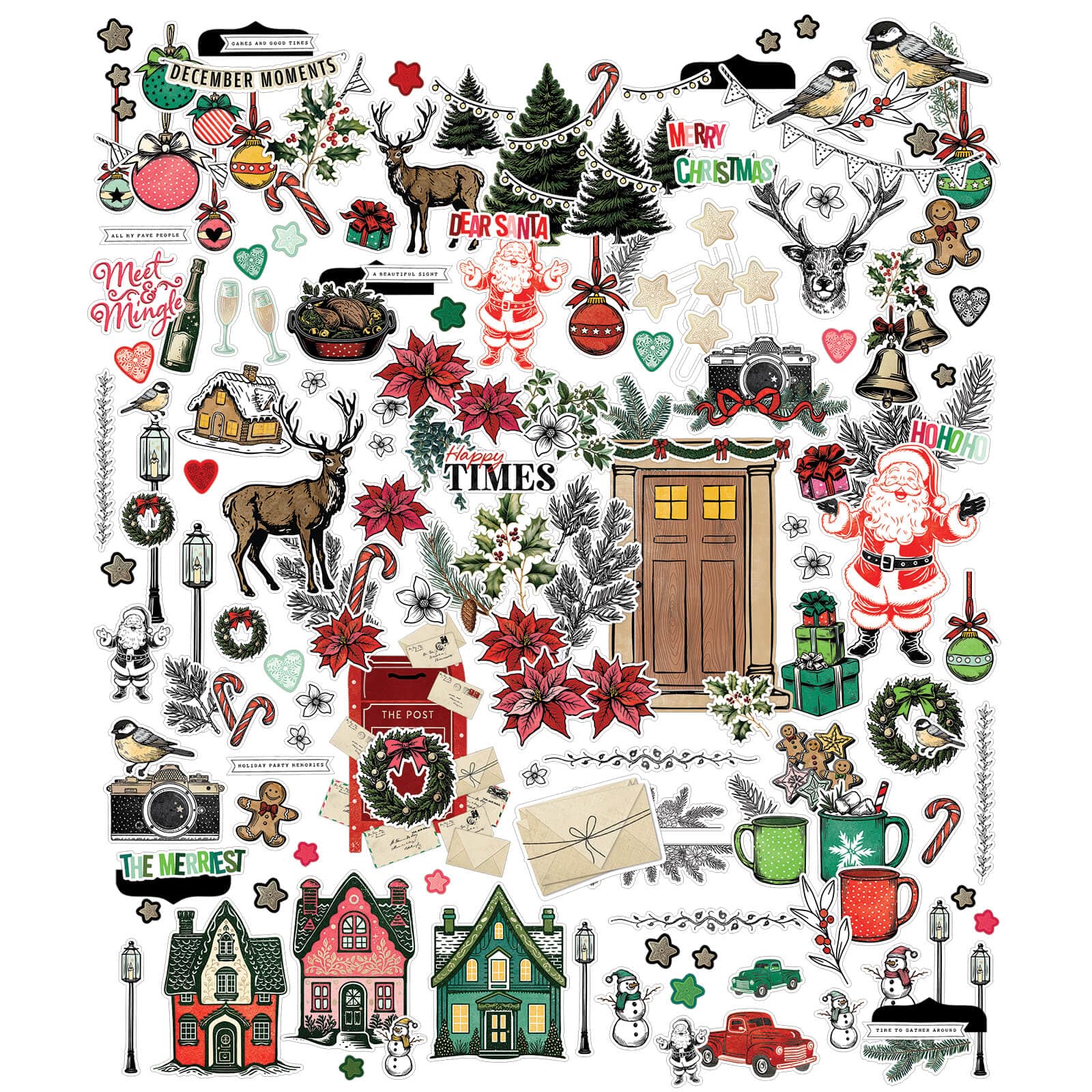 49 & Market Topper Sheets 49 And Marketing Die-Cuts Icons, Mistletoe And Memories - VBM-32697