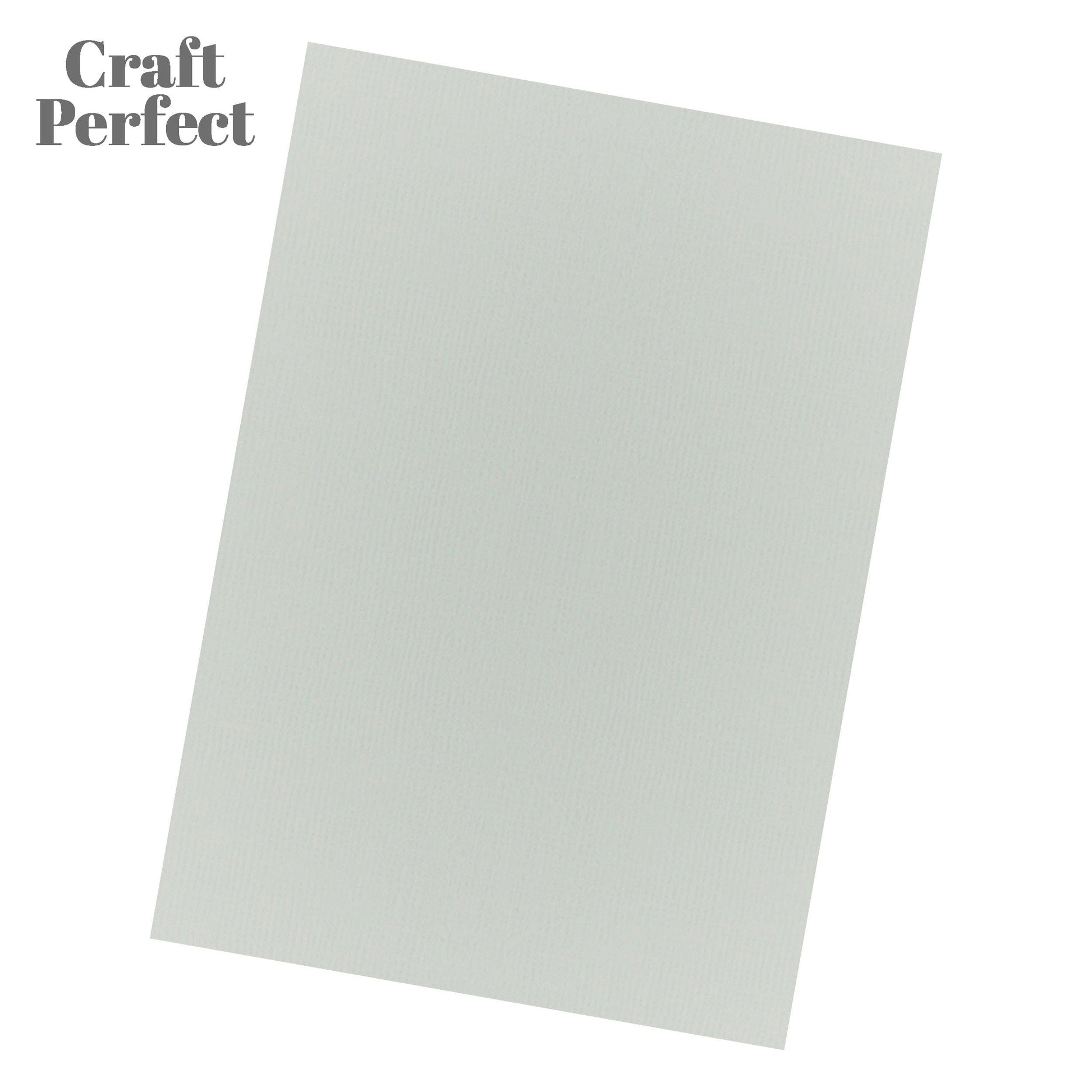 Craft Perfect Classic Card Classic Card - Misty Grey - Weave Textured - A4 - 9017e10