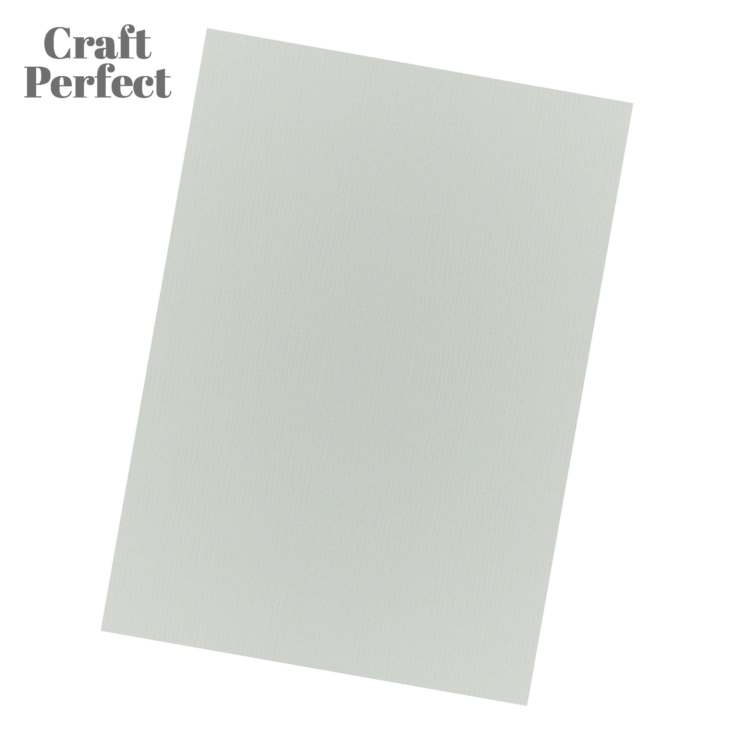 Craft Perfect Classic Card Classic Card - Misty Grey - Weave Textured - A4 - 9017e10
