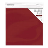 Load image into Gallery viewer, Craft Perfect Classic Card Craft Perfect - Classic Card - Cherry Red - Weave Textured - 12&quot; x 12&quot; (5/Pk) - 9197e