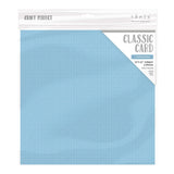 Load image into Gallery viewer, Craft Perfect Classic Card Craft Perfect - Classic Card - Cornflower Blue - Weave Textured - 12&quot; x 12&quot; (5/Pk) - 9166e