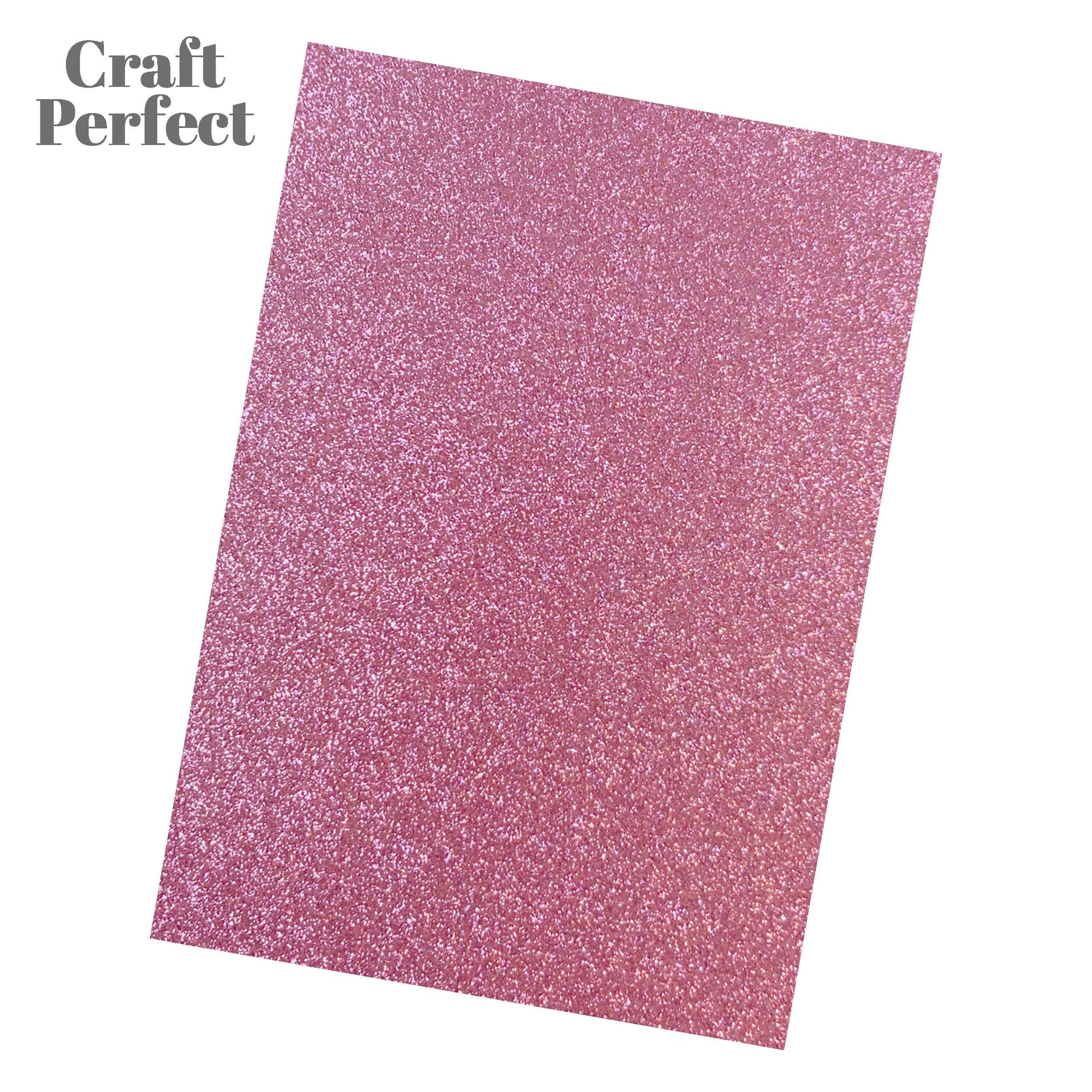 Craft Perfect Glitter Card Multipack of 3 Glitter Card - Berry Fizz - A4 - 9952E3
