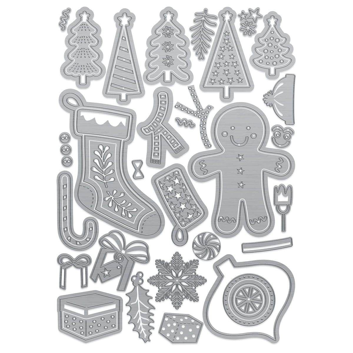 Craft Perfect Hidden Bundle A Candy Cane - Die & Stamp Collection - DB136