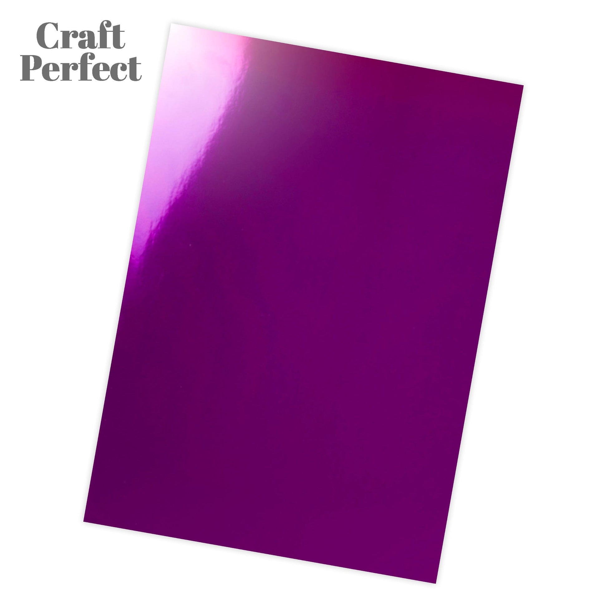 Craft Perfect Mirror Card Multipack of 4 Mirror Card - Electric Purple A4 - 9440E4