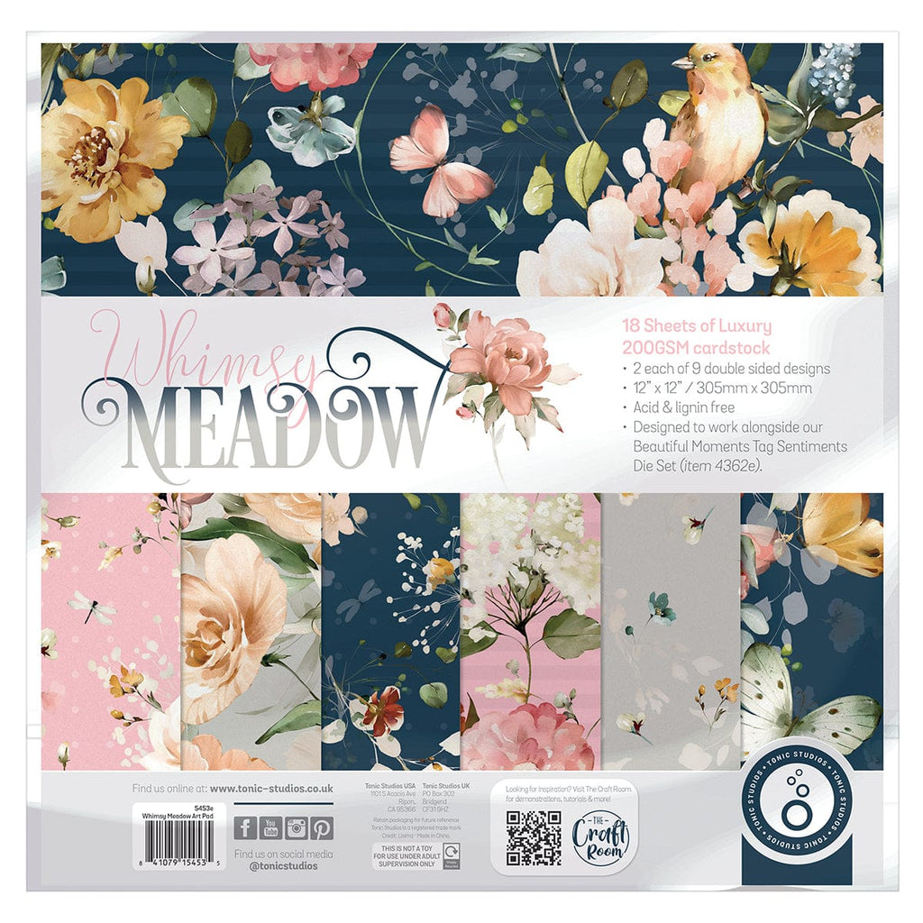 Craft Perfect Printed Papers Whimsy Meadow 12