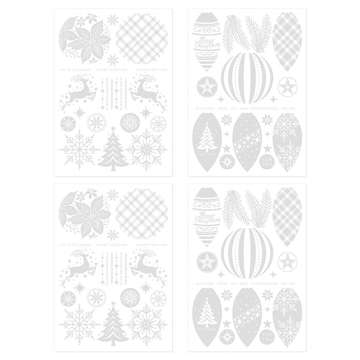 Foil Fusion Adhesives Foil Fusion - Twinkling Traditions Adhesive Sheets - 5917e