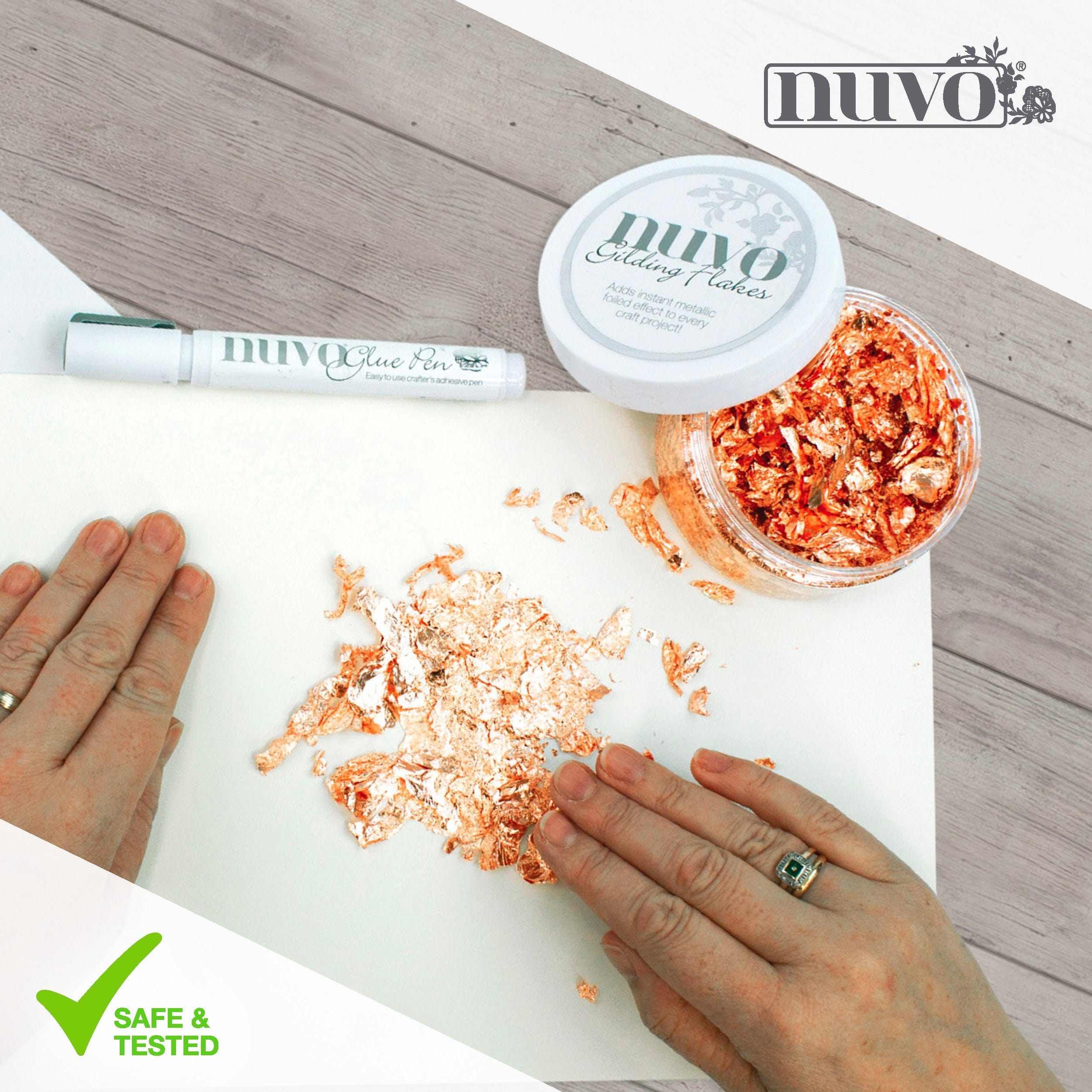 Nuvo Gilding Flakes Nuvo - Gilding Flakes - Sunkissed Copper (200ml) - 852n