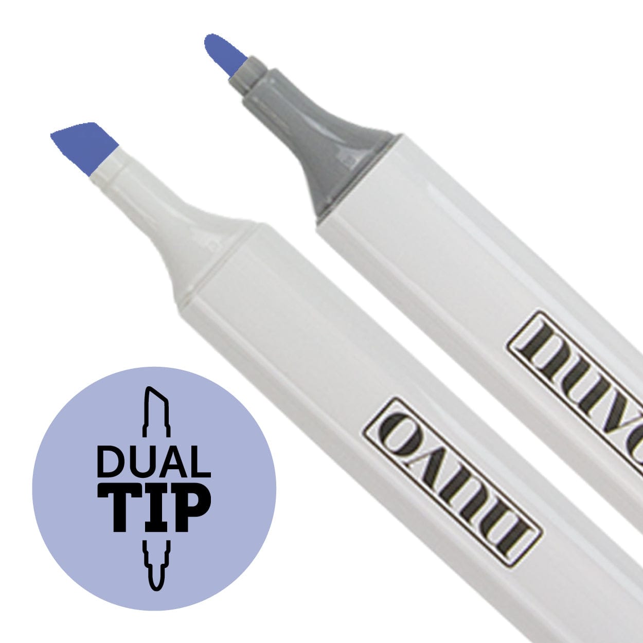 Nuvo Pens and Pencils Nuvo Alcohol Marker Pen Set – 12 Warm-Tone Dual-Tip Pens