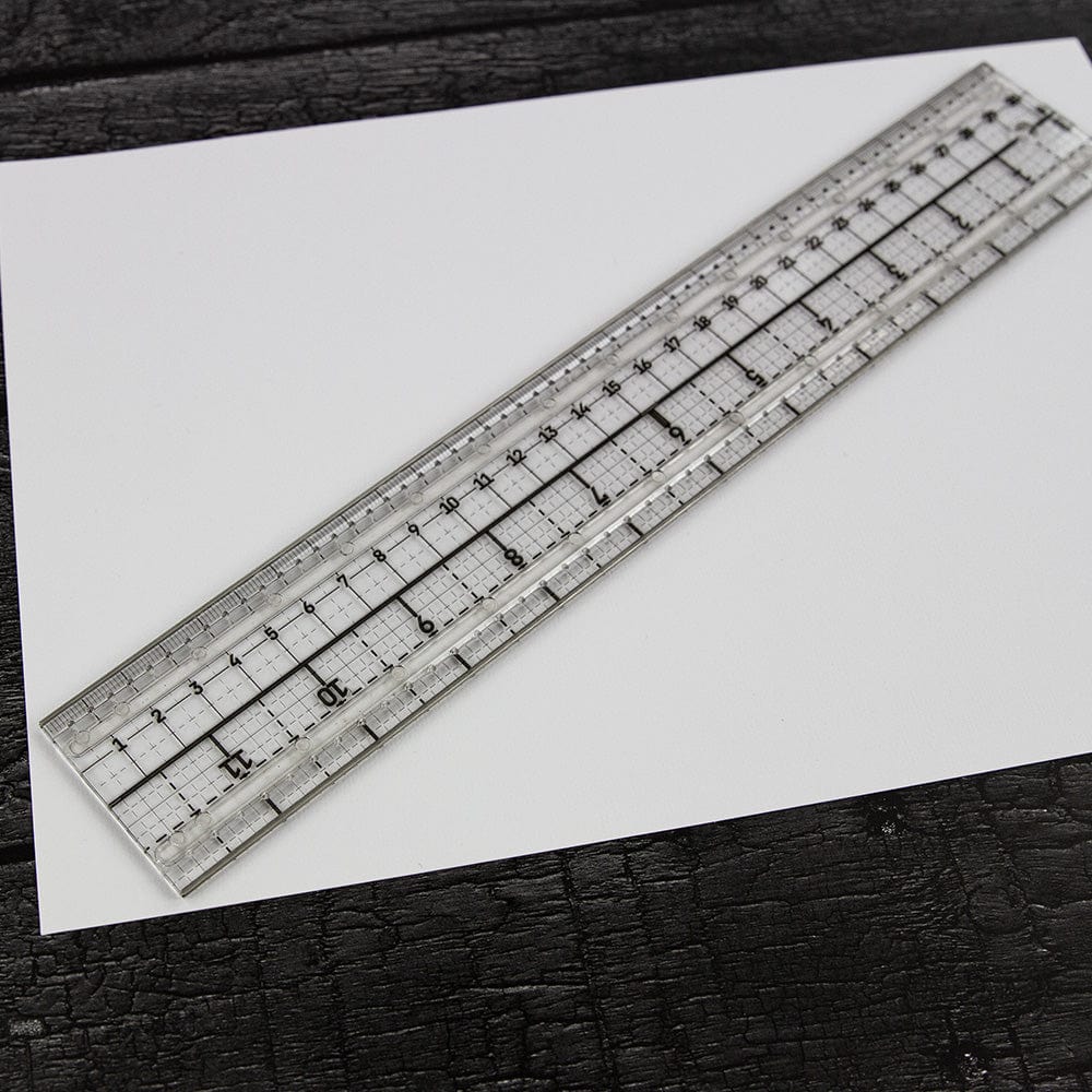 Tim Holtz Tools Tim Holtz - 12" x 2" Media Ruler - 4634e