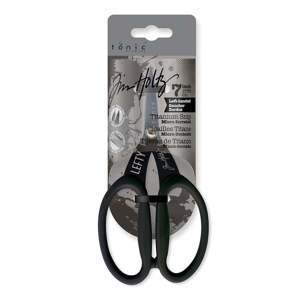 Tim Holtz Tools Tim Holtz - Left Handed 7 inch/ 17.78cm Titanium Snips - 2786E