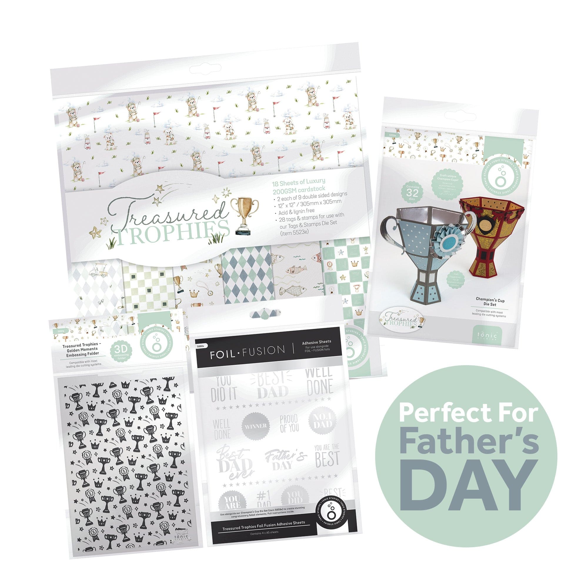 Tonic Studios Bundle Treasured Trophies Full Papercraft Collection