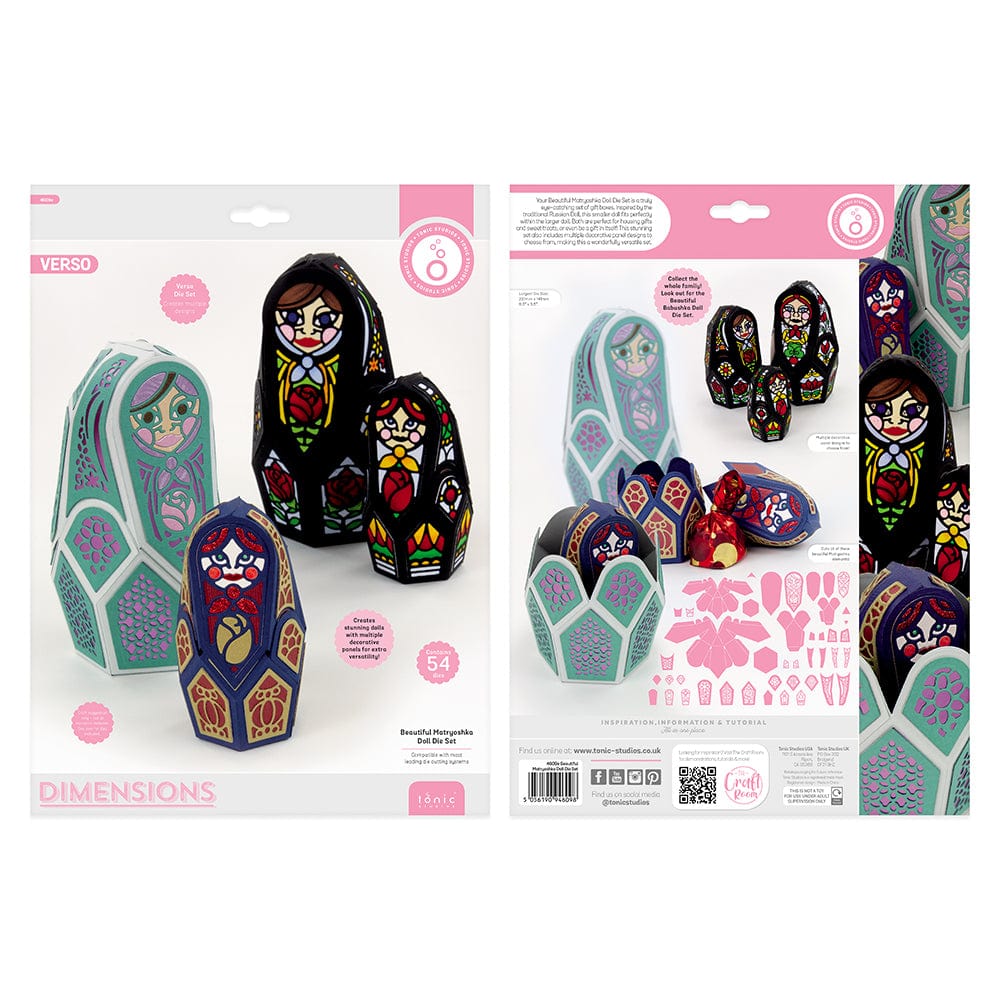 Tonic Studios Die Cutting Beautiful Matryoshka Doll Die Set - 4609E