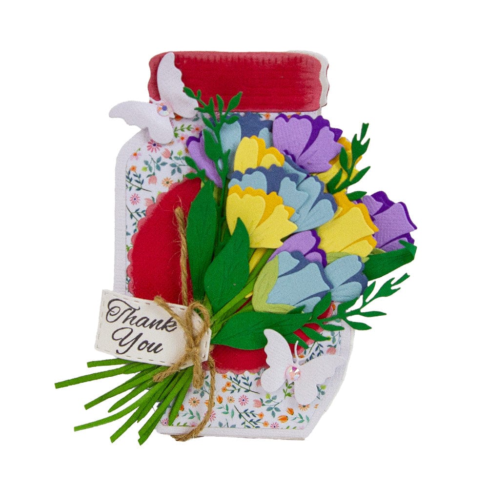 Tonic Studios Die Cutting Cherished Moments - Mason Jar Treat Bag Die Set - 5850e
