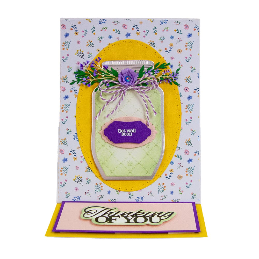 Tonic Studios Die Cutting Cherished Moments - Mason Jar Treat Bag Die Set - 5850e