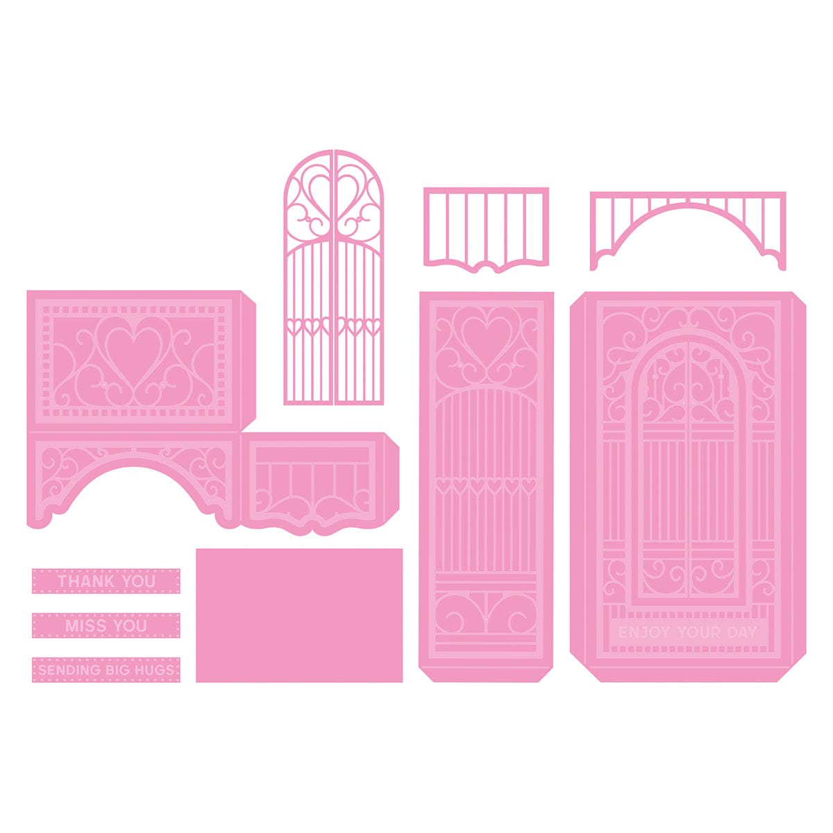Tonic Studios Die Cutting Gatefold Shadow Frame Box Die Set - 5375e