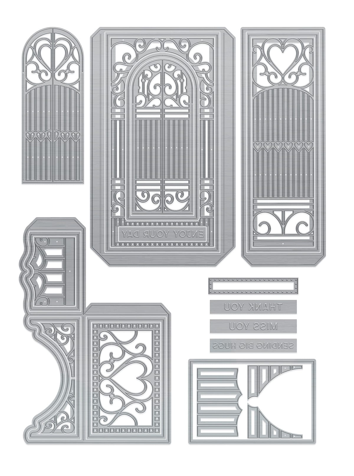 Tonic Studios Die Cutting Gatefold Shadow Frame Box Die Set - 5375e