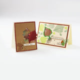 Load image into Gallery viewer, Tonic Studios Die Cutting Golden Falling Leaves Sentiment Die Set - 5150e