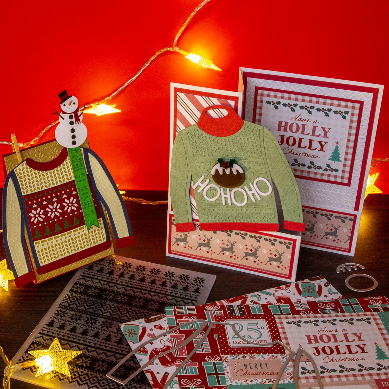 Tonic Studios Die Cutting Jolly Jingles Gift Bag Die Set - 5913e