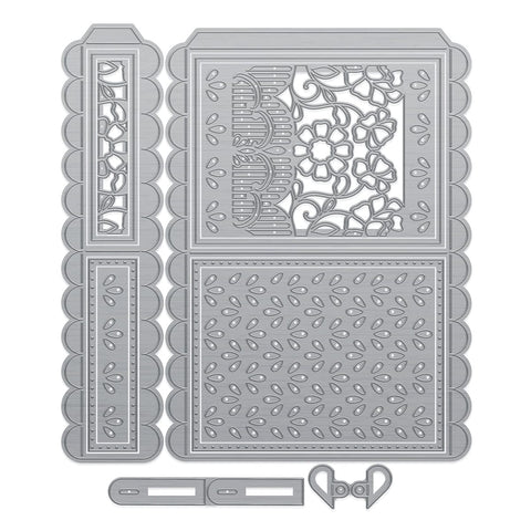 Tonic Studios Die Cutting Large Layering Lace Box Side Panels Die Set - 5488e