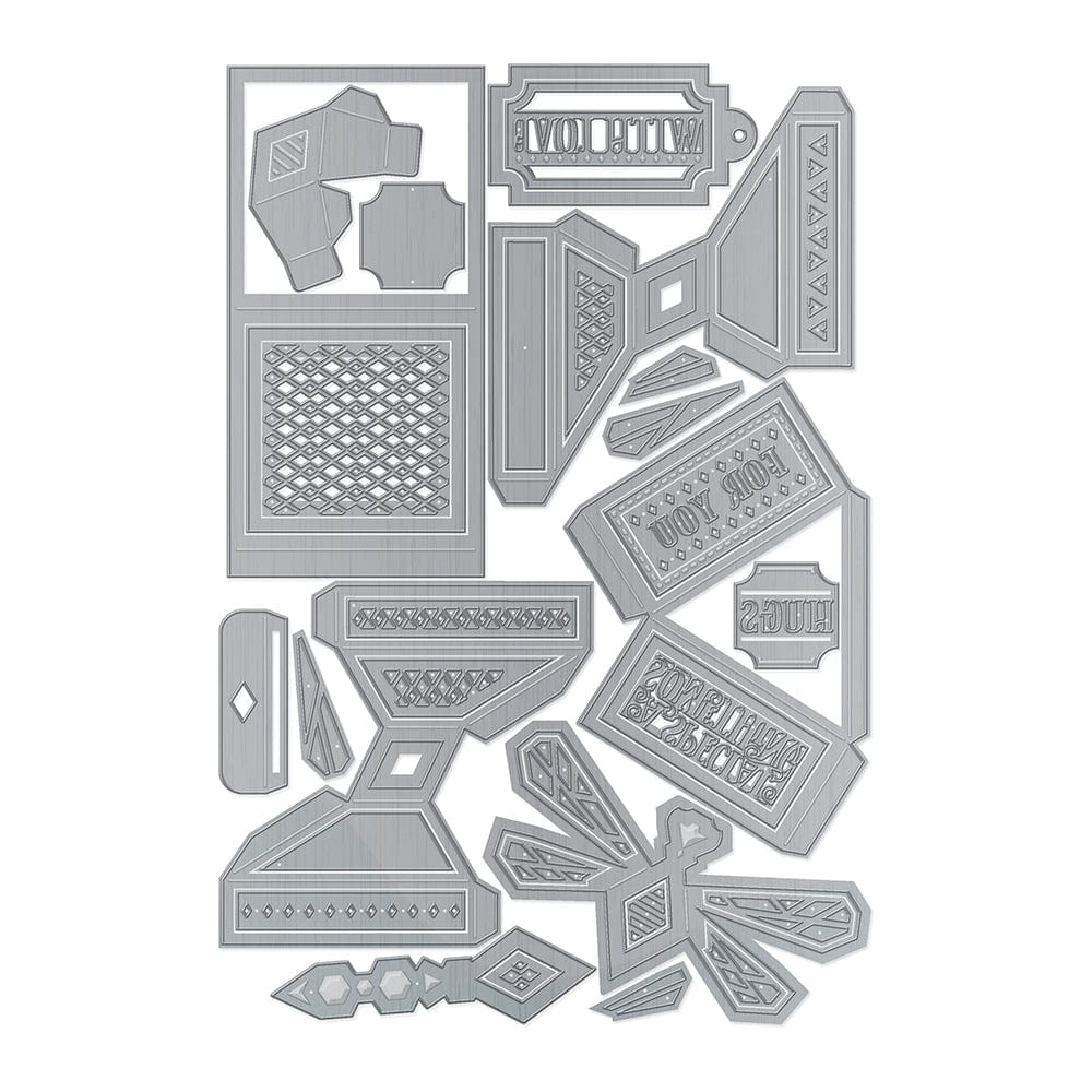 Tonic Studios Die Cutting Tonic Studios - Dainty Dragonfly Tiered Box Die Set - 4102E