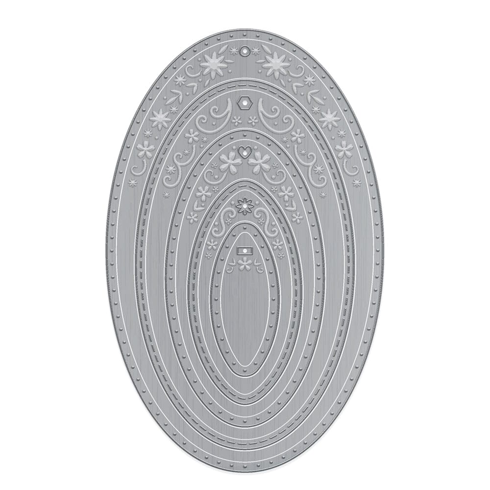 Tonic Studios Die Cutting Tonic Studios - Opulent Oval Layering Tag Die Set - 4153E