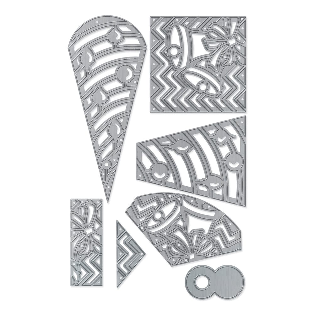 Tonic Studios Die Cutting Tonic Studios - Pandoras Gift Box - Festive Panels Add On Die Set - 3801E