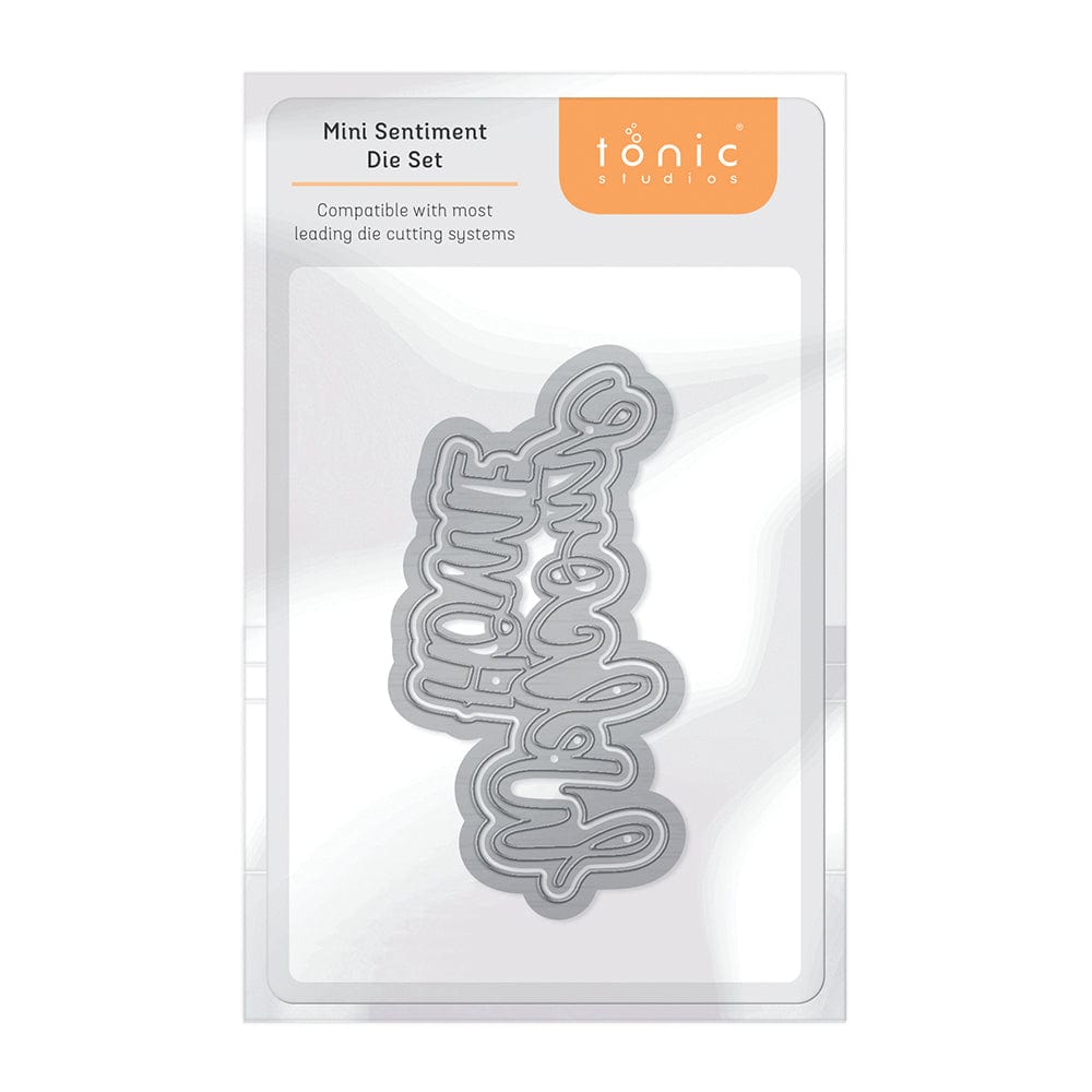 Tonic Studios Die Cutting Tonic Studios - Welcome Home Sentiment Die Set - 4523E