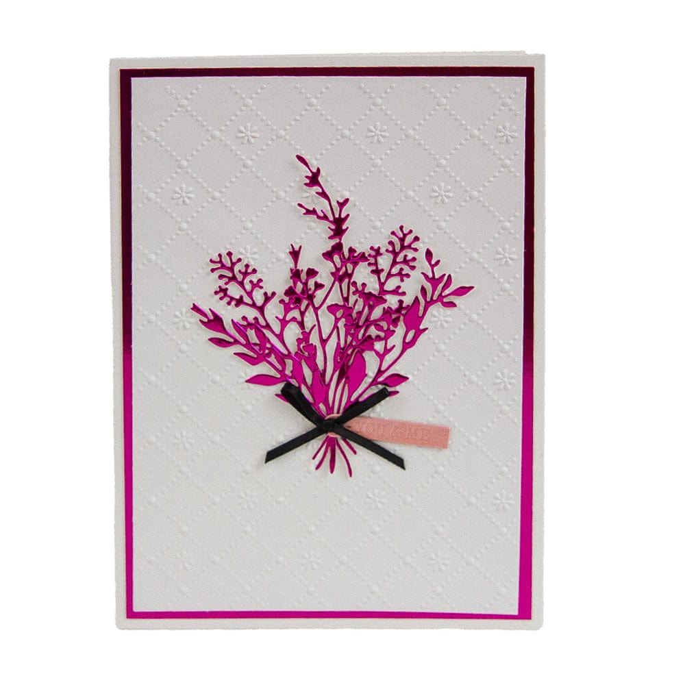 Tonic Studios Embossing Folder Cherished Moments - Heart Cascade 3D Embossing Folder - 5851e