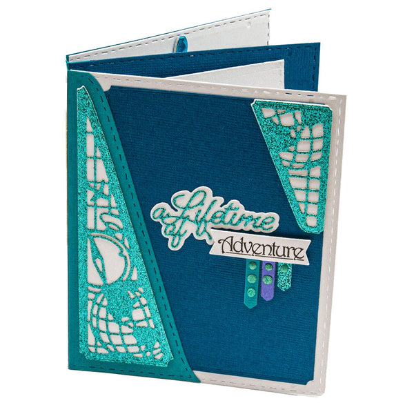 Tonic Studios Stamps A Lifetime of Adventure Mini Memory Book Creator Stamp Set - 5502e