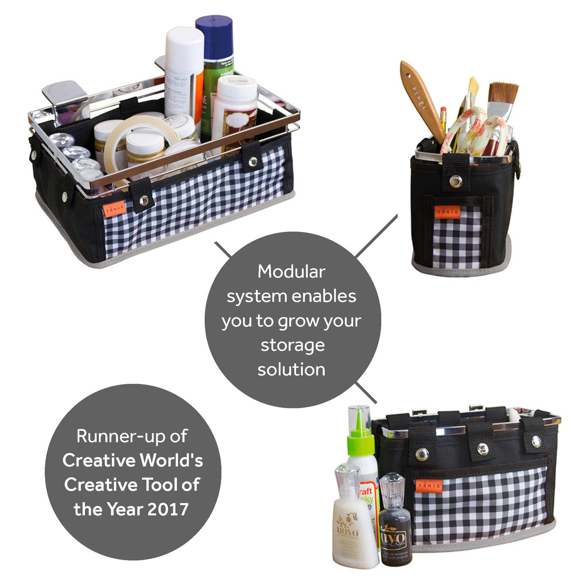 Tonic Studio, shaker pocket 5 unités par pochette - dimension : 10.16x12.7cm environ - Horizon