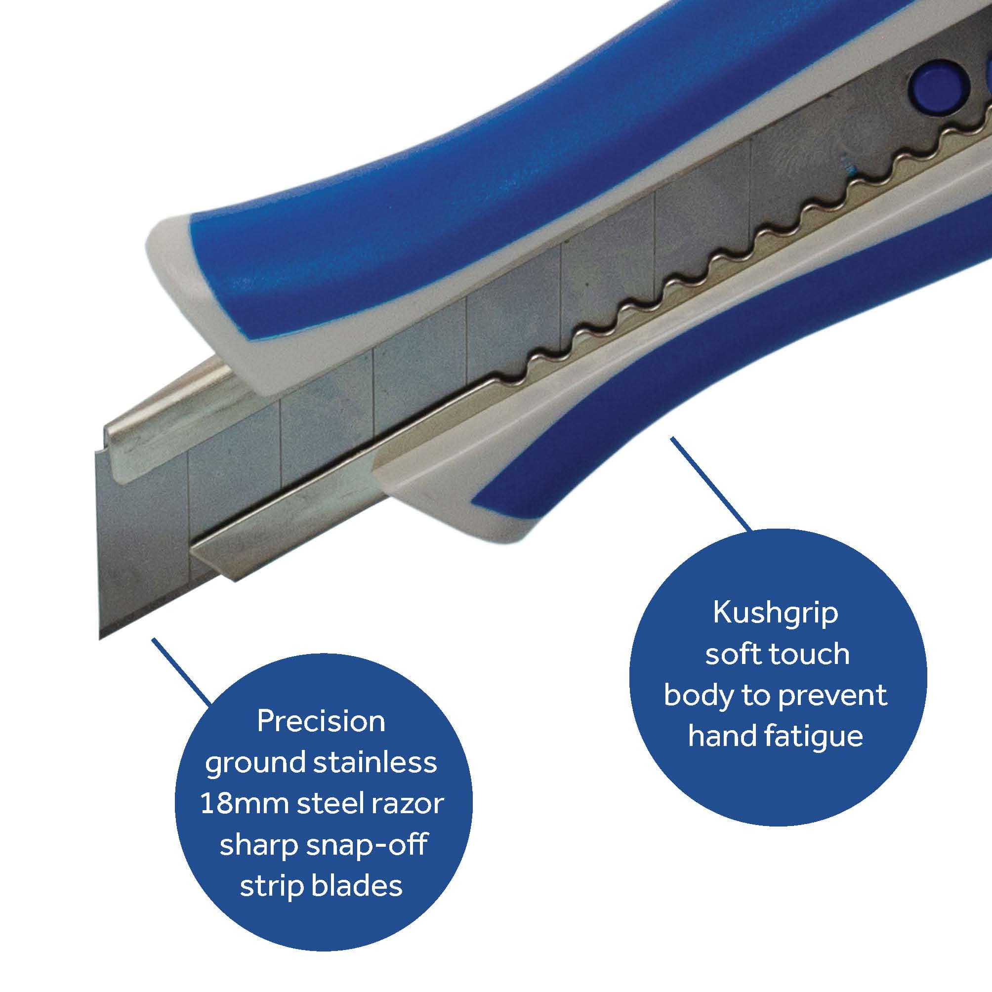 Tonic Studios Tools Tonic Studios - Tools - 18mm Kushgrip Craft Knife - 203e