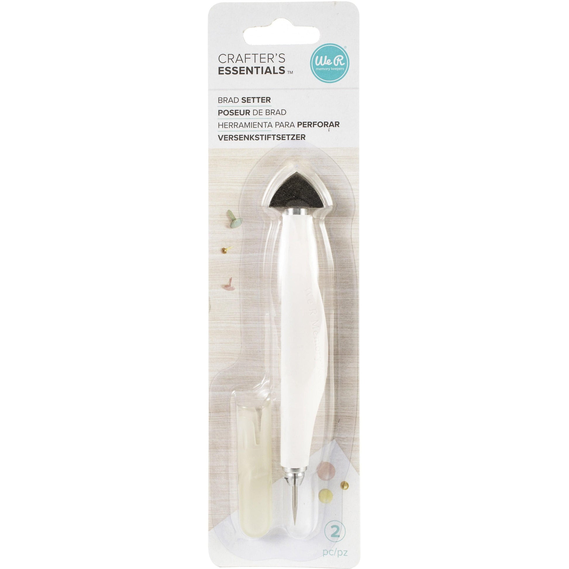We R Makers Brad Setter & Piercing Tool-White