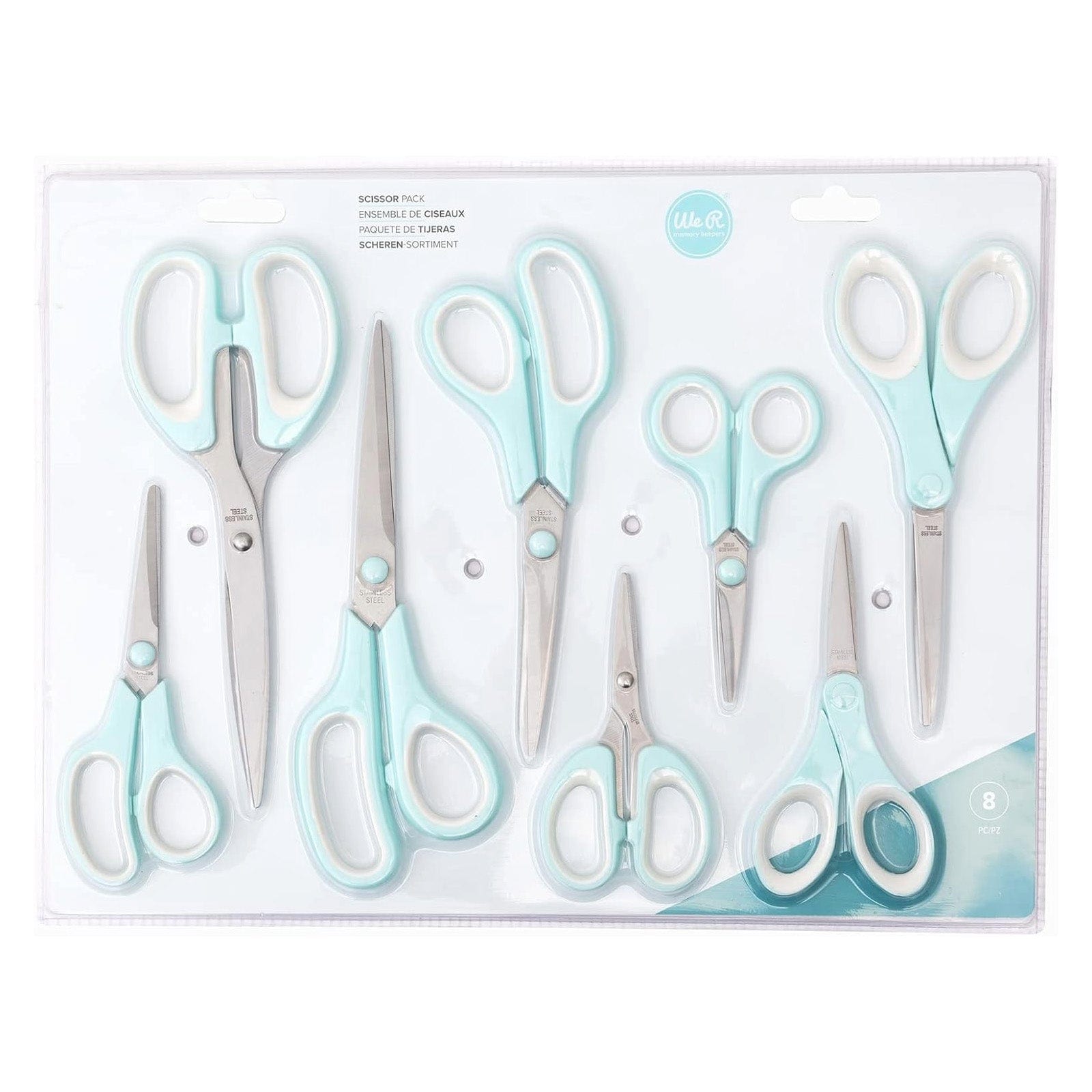 We R Makers Scoring & Cutting We R Memory Keepers Assorted Scissors – 8 Pieces
