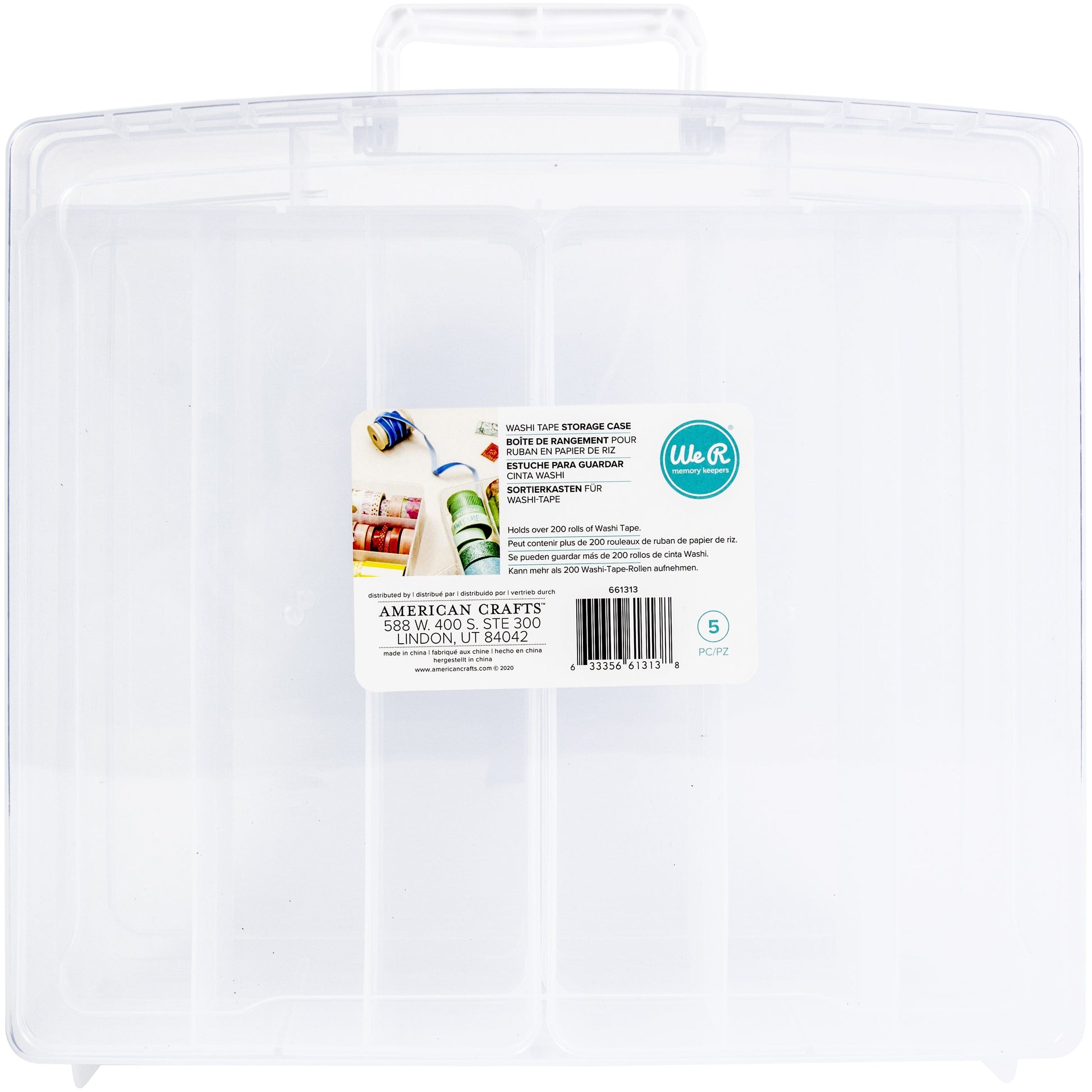 We R Makers Storage We R Makers Clear Washi Storage Case