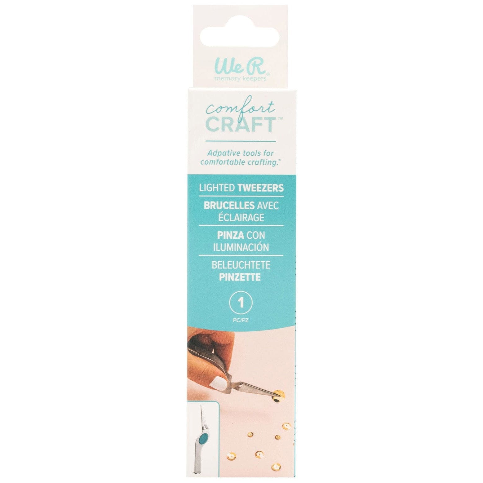 We R Makers We R Comfort Craft Lighted Tweezers-LED