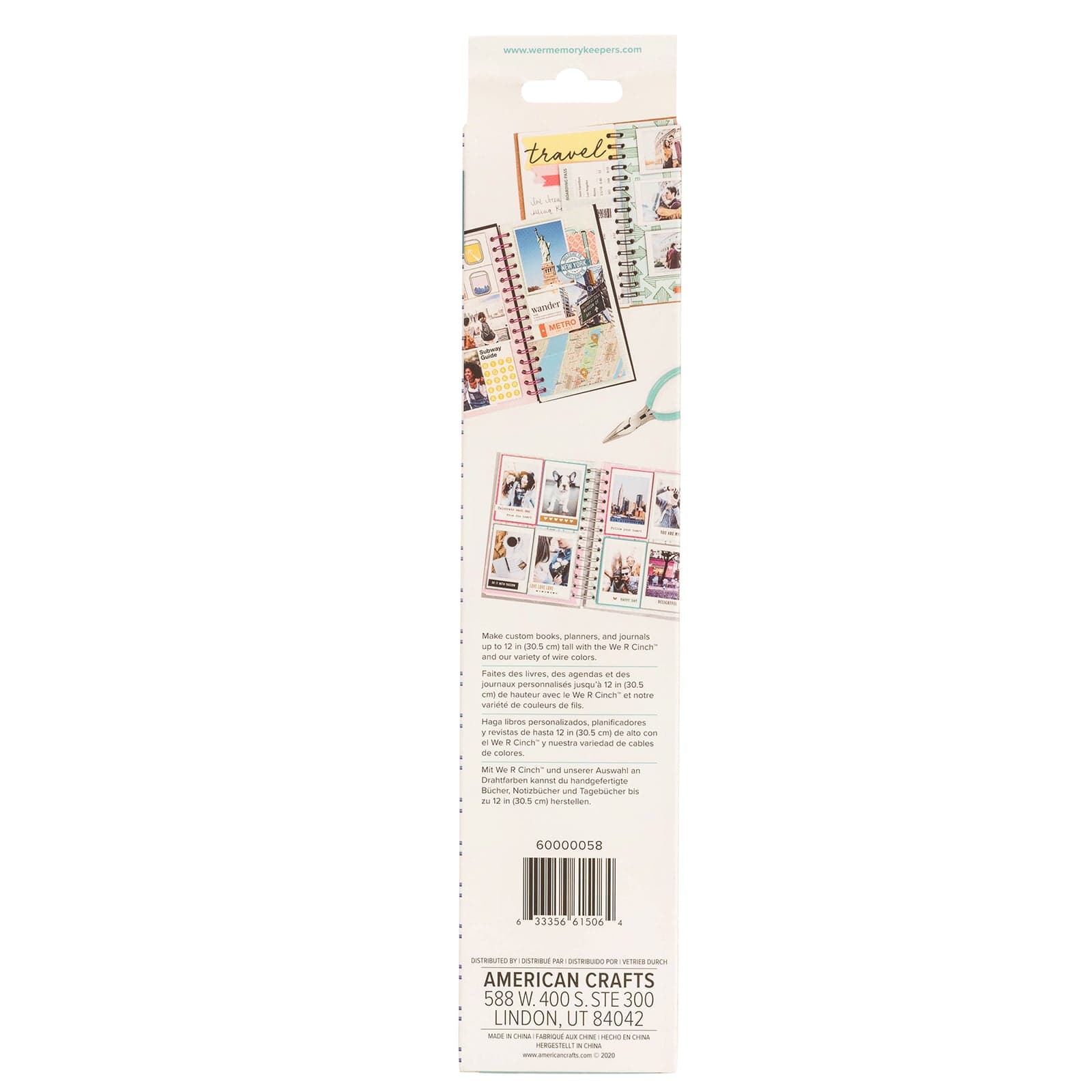 We R We R Memory Keepers Cinch .625" x 10.5" Binding Wires – 4 Pack Navy