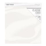Load image into Gallery viewer, Craft Perfect Classic Card Craft Perfect - Classic Card - Bright White - Weave Textured - 12&quot; x 12&quot; (5/PK) - 9137E