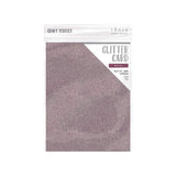 Load image into Gallery viewer, Craft Perfect Glitter Card Craft Perfect - Glitter Card - Berry Fizz - 8.5&quot; x 11&quot; (5/Pk)  - 9972e
