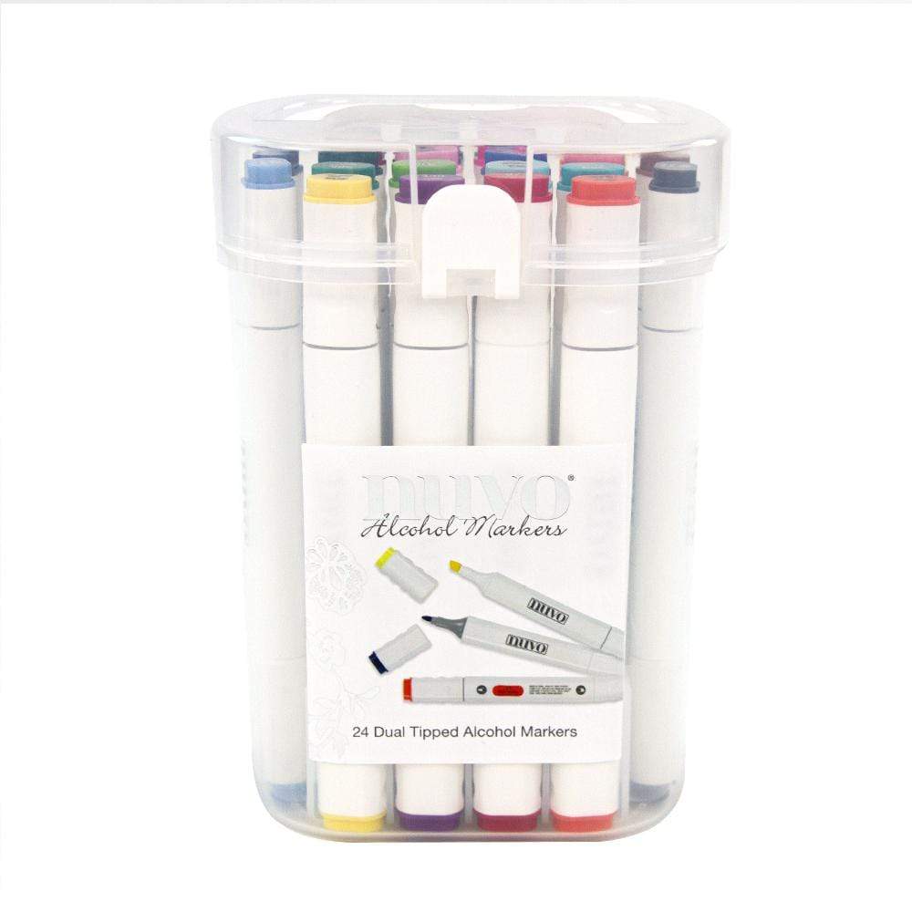 Nuvo Pens and Pencils Nuvo - Marker Pen Collection - Bright & Dark Collection - 24 Pack - 352N