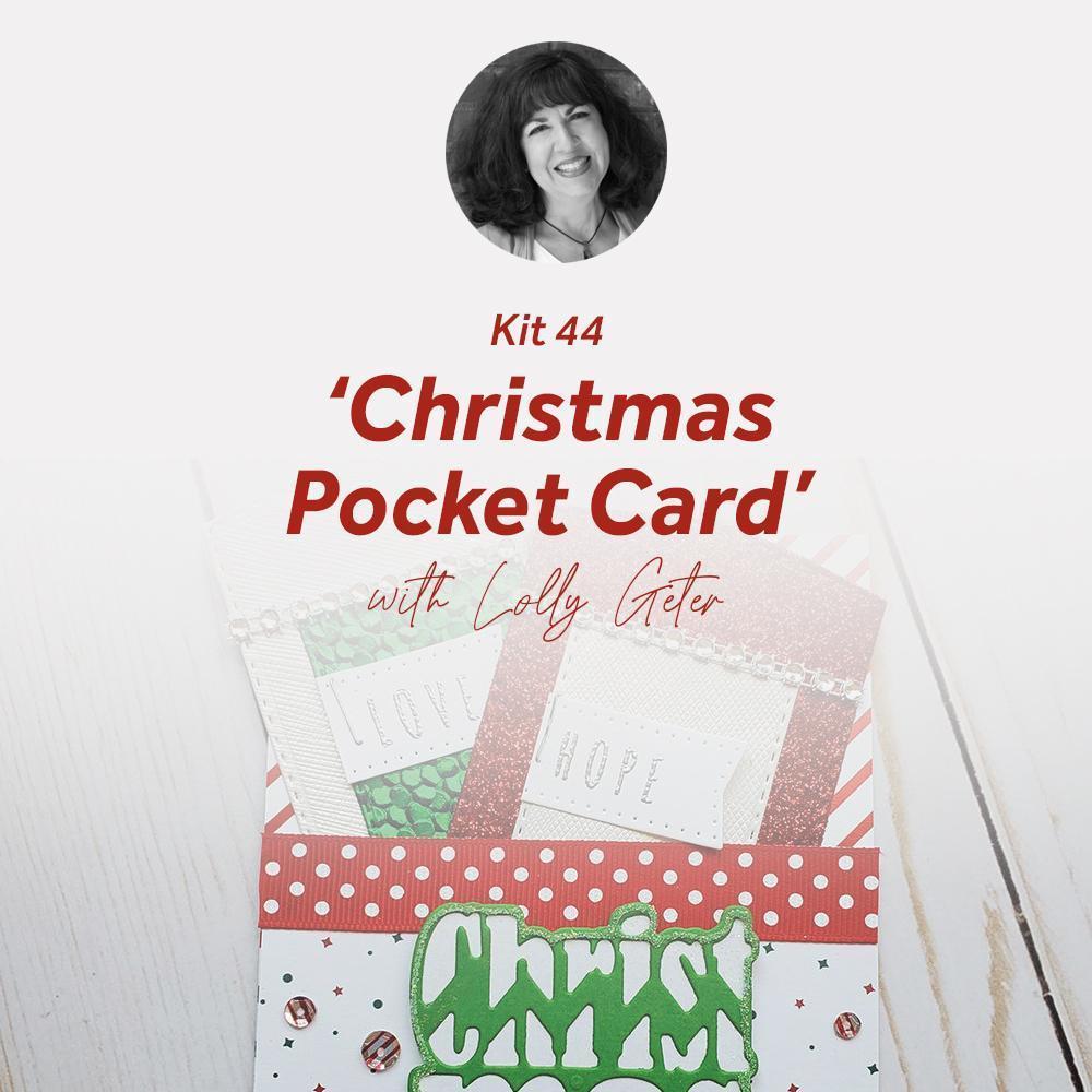 Tonic Craft Kit 44 - Christmas Pocket Cards With Lolly Geter