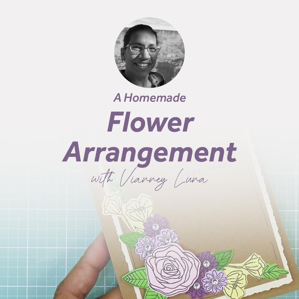 A Handmade Flower Arrangement With Vianney Luna