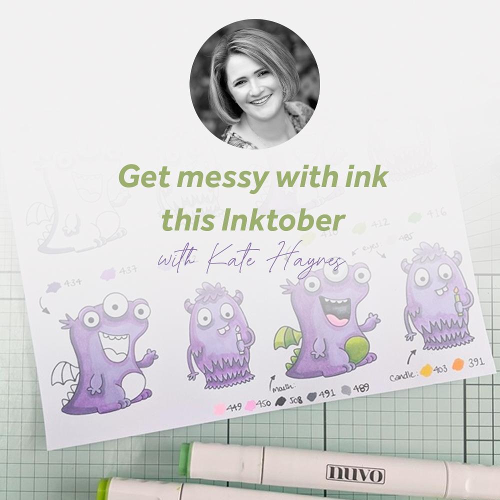 Get messy with ink this Inktober with Kate Haynes
