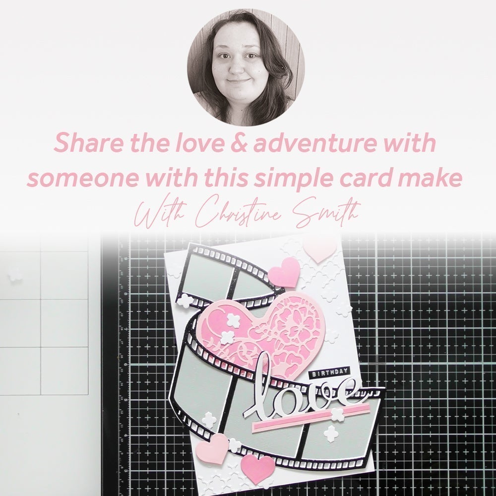 Share the love & adventure with someone with this simple card make
