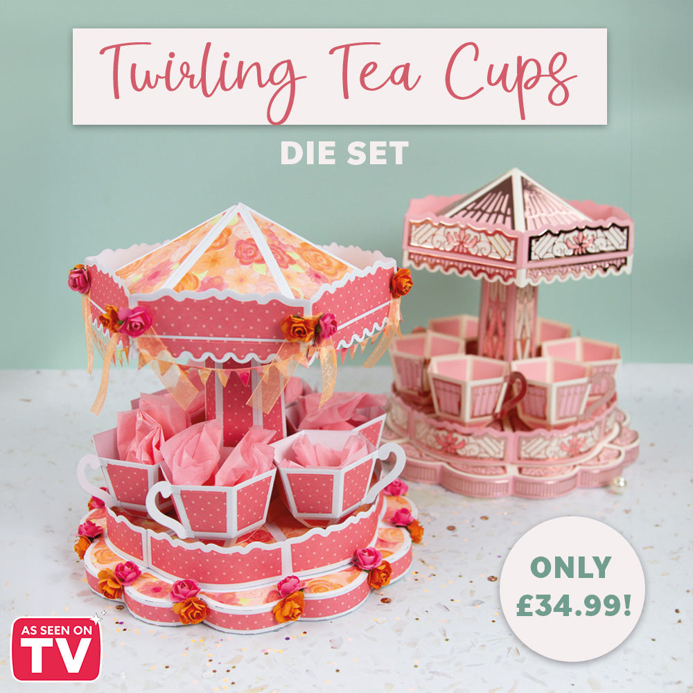 Twirling Tea Cups Die Set – Tonic Studios