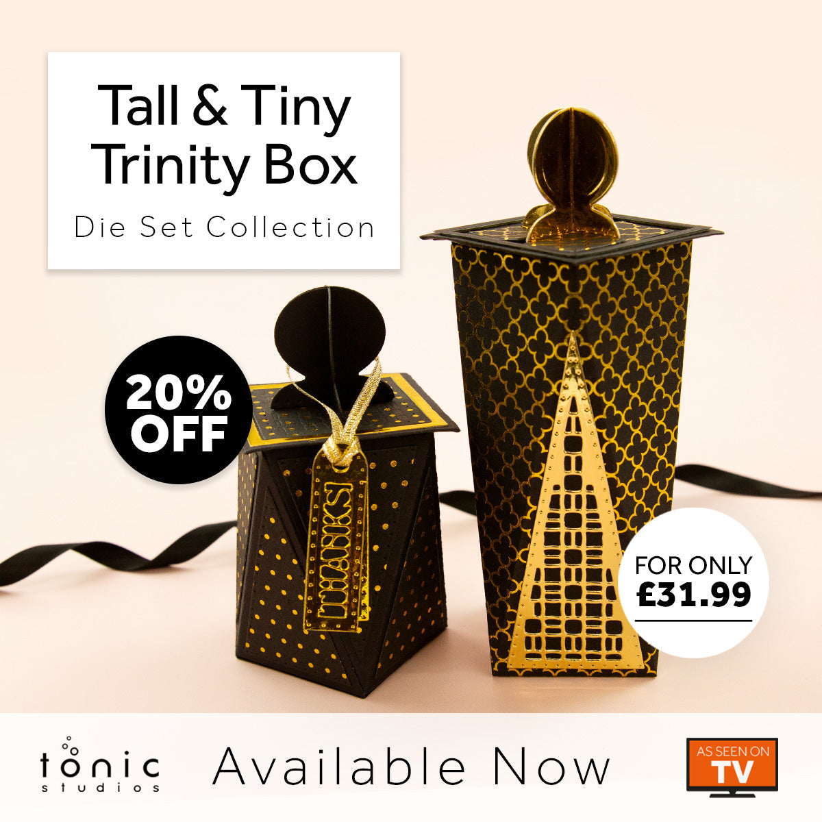 Tall & Tiny Trinity Box Die Set Launch – Tonic Studios