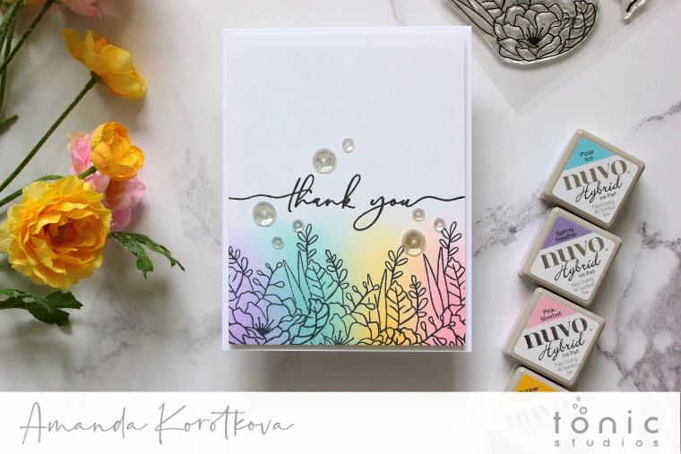 Easy Masking Tutorial with Dainty Daisies Stamp Set – Amanda Korotkova – Crafty Little Pill